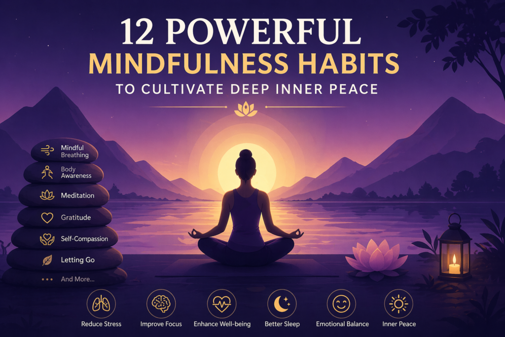 12 Powerful Mindfulness Habits to Cultivate Deep Inner Peace