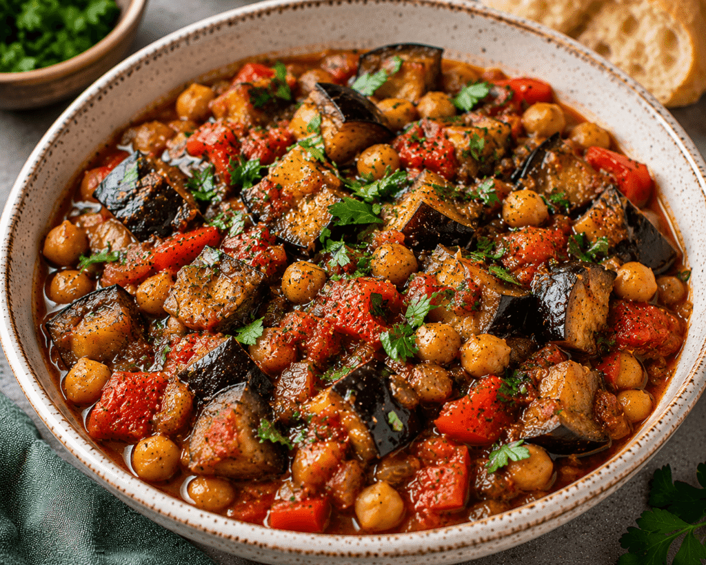 Eggplant and Chickpea Stew