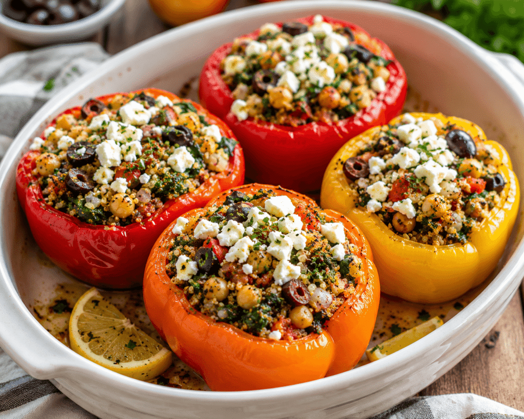Greek Stuffed Bell Peppers