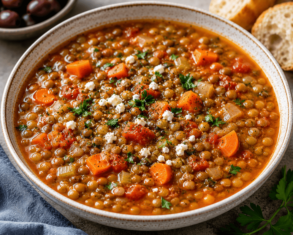 Mediterranean Lentil Soup