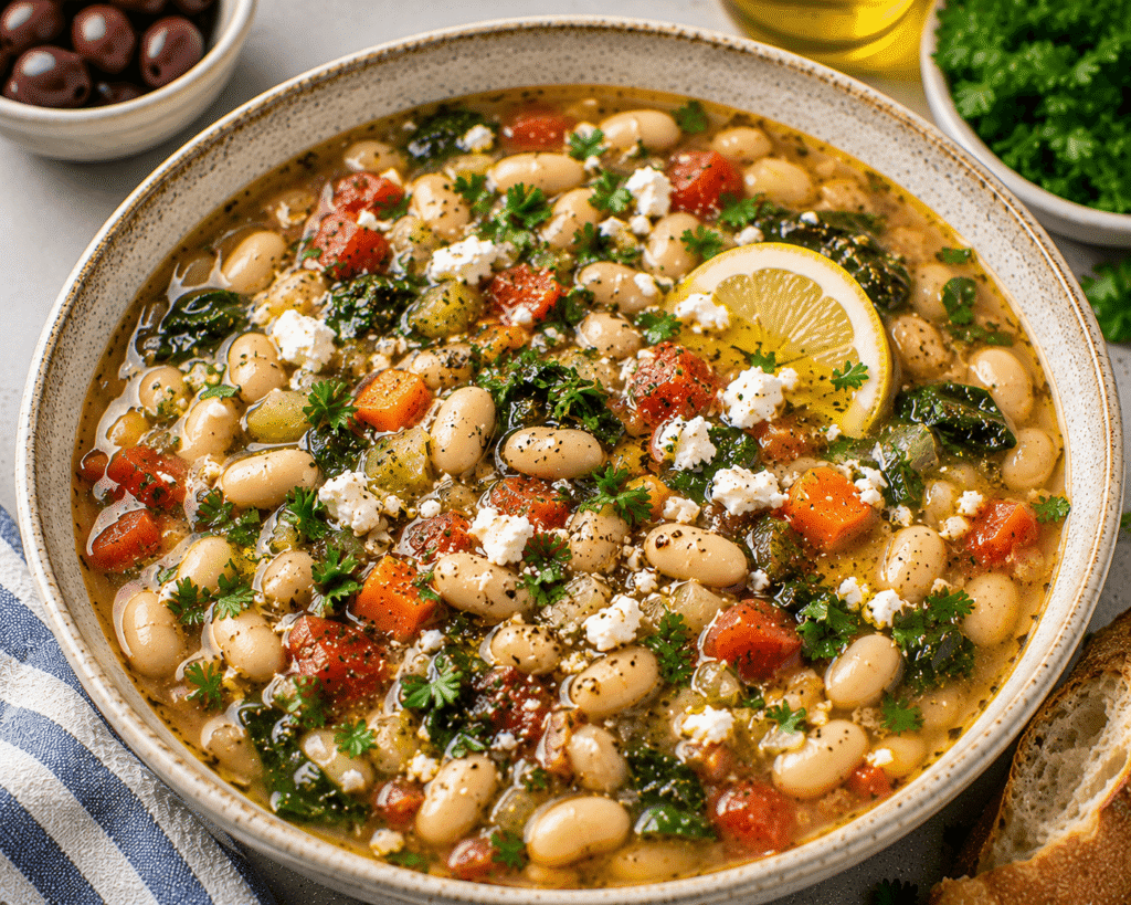 Mediterranean White Bean Soup