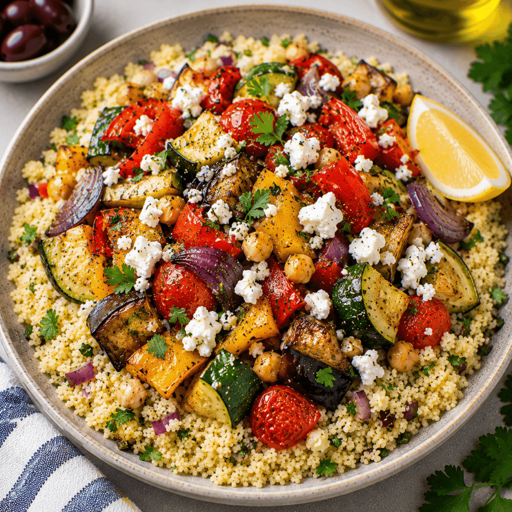 Roasted Vegetable Couscous Bowl