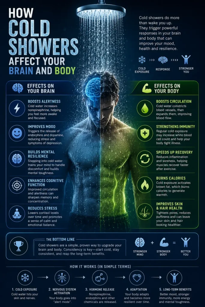 How Cold Showers Affect Your Brain and Body